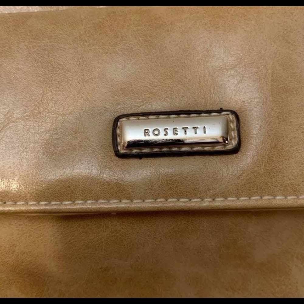 Vintage Rossetti crossbody TAN colored purse.